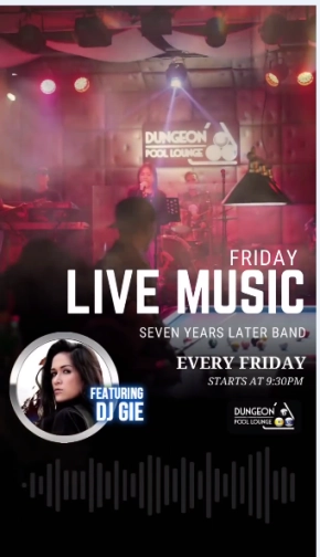 DUNGEON POOL LOUNGE JAKARTA - FRIDAY LIVE MUSIC