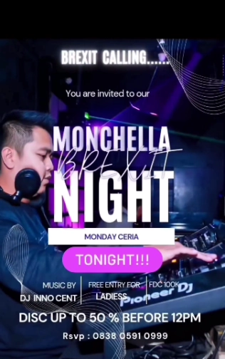 BREXIT JAKARTA - MONCHELLA BREXIT NIGHT