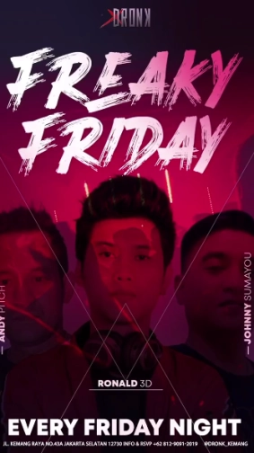 XDRONK JAKARTA - FREAKY FRIDAY