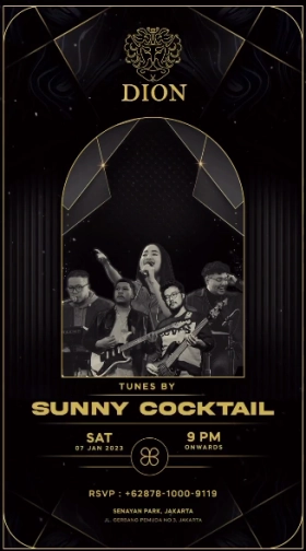 DION JAKARTA - SUNNY COCKTAIL