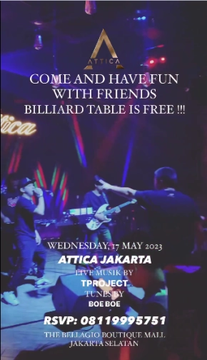 ATTICA JAKARTA - WEDNESDAY