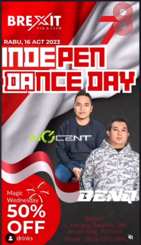 BREXIT JAKARTA - INDEPEN DANCE DAY