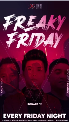 XDRONK JAKARTA - FREAKY FRIDAY