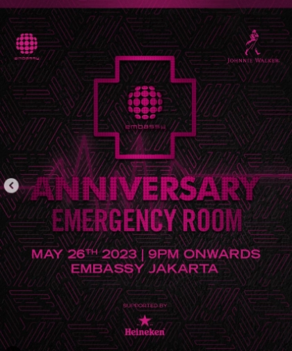 EMBASSY JAKARTA - ANNIVERSARY EMERGENCY ROOM