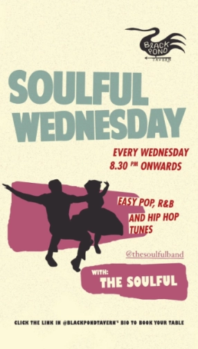 BLACK POND TAVERN JAKARTA - SOULFUL WEDNESDAY