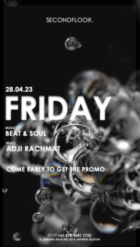 SECONDFLOOR BAR & LOUNGE JAKARTA - FRIDAY