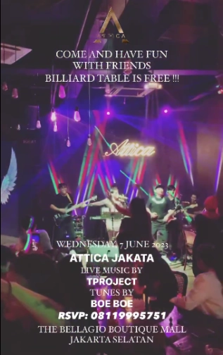 ATTICA JAKARTA - WEDNESDAY