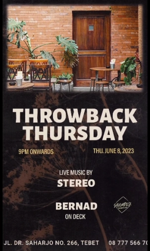 SHAMROCK JAKARTA - THROWBACK THURSDAY