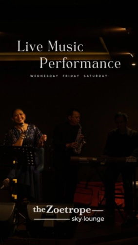 THE ZOETROPE SKYLOUNGE - LIVE MUSIC FRIDAY