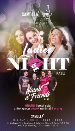 SAMOLLA CAFE & POOL JAKARTA - LADIES NIGHT