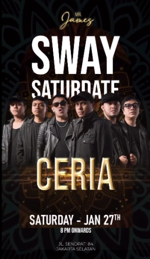 MR JAMES JAKARTA - SWAY SATURDATE