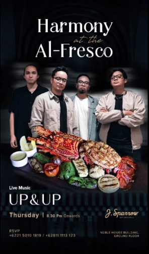 J.SPARROW JAKARTA - HARMONY at the AL-FRESCO