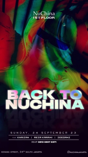 NU CHINA JAKARTA - BACK TO NUCHINA