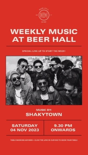 BEER HALL JAKARTA - SATURDAY