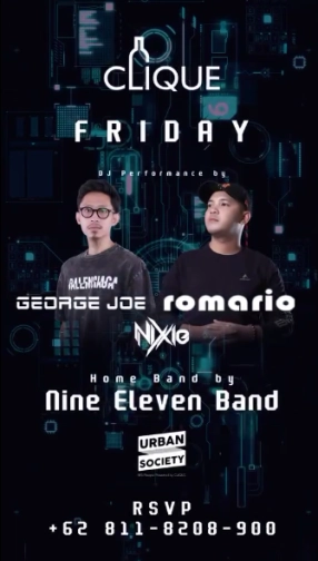 CLIQUE SPOT JAKARTA - NTER FRIDAY