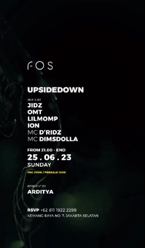 FOS JAKARTA - UPSIDEDOWN