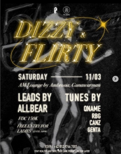 AM LOUNGE JAKARTA - DIZZY & FLIRTY