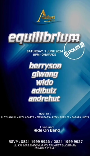 AMETHYST CLUB JAKARTA - EQUILIBRIUM