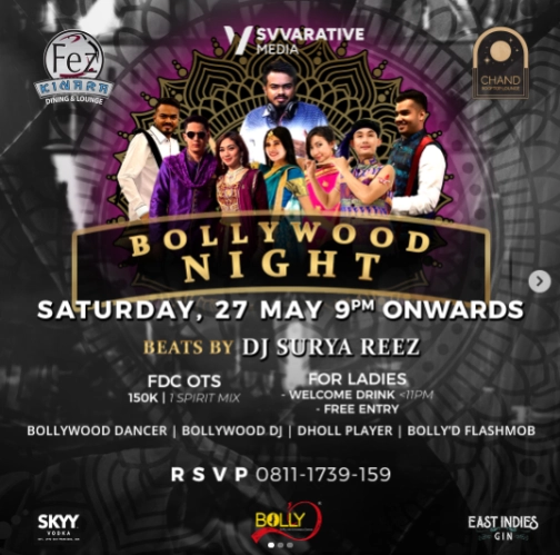 CHAND ROOFTOP LOUNGE JAKARTA - Bollywood Nigh