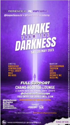 CHAND ROOFTOP LOUNGE JAKARTA - AWAKE FROM THE DARKNESS