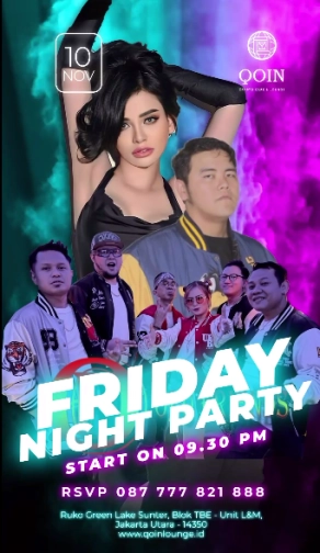 QOIN LOUNGE JAKARTA - FRIDAY NIGHT PARTY