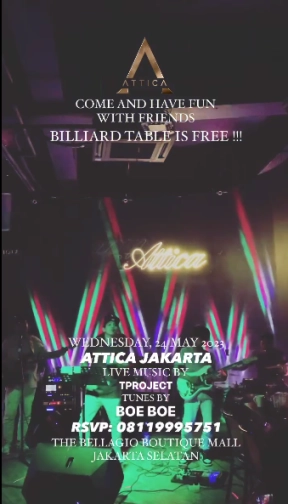 ATTICA JAKARTA - WEDNESDAY