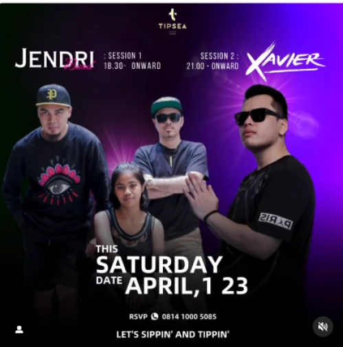 TIPSEA BEACH LOUNGE JAKARTA - SATURDAY