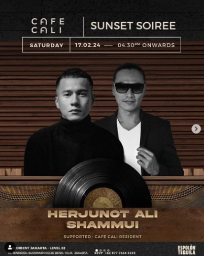 CAFE CALI JAKARTA - SUNSET SOIRE