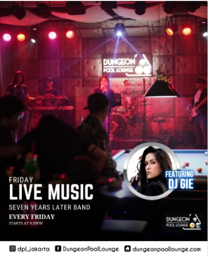 DUNGEON POOL LOUNGE JAKARTA - FRIDAY LIVE MUSIC