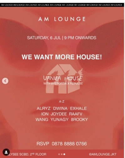 AM LOUNGE JAKARTA - SATURDAY