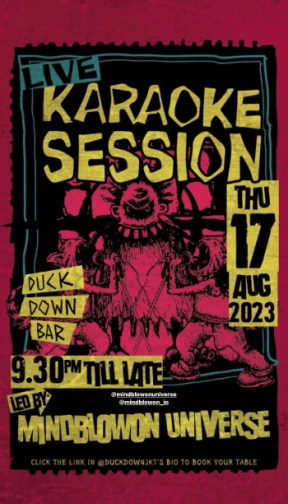 DUCK DOWN JAKARTA - LIVE KARAOKE SESSION