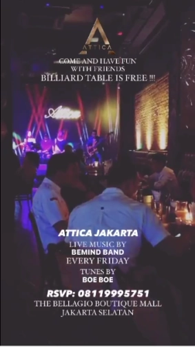 ATTICA JAKARTA - FRIDAY