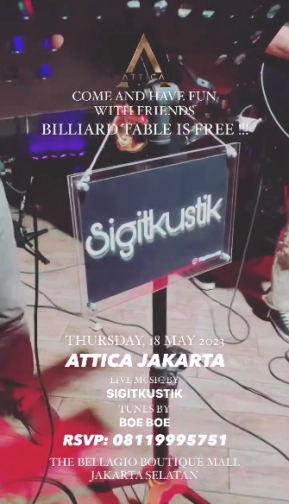 ATTICA JAKARTA - THURSDAY