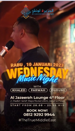 AL JAZEERAH LOUNGE JAKARTA - WEDNESDAY MUSIC NIGHT