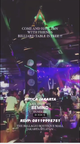 ATTICA JAKARTA - FRIDAY