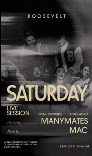 ROOSEVELT JAKARTA - SATURDAY LIVE SESSION