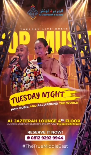 AL JAZEERAH LOUNGE JAKARTA - POP MUSIC