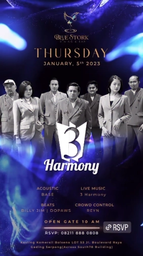 BLUE STORK JAKARTA - 3 HARMONY