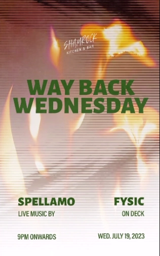 SHAMROCK JAKARTA - WAY BACK WEDNESDAY