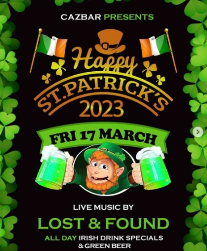 CAZBAR JAKARTA - ST.PATRICK