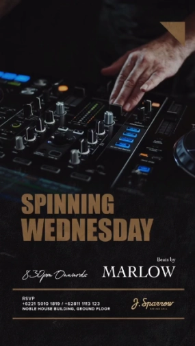 J.SPARROW JAKARTA - SPINNING WEDNESDAY