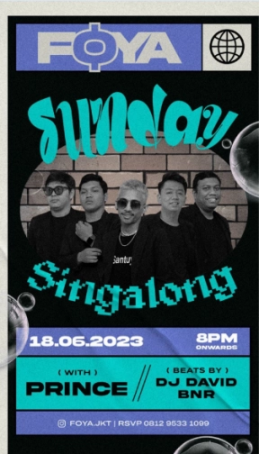 FOYA JAKARTA - SUNDAY SINGALONG