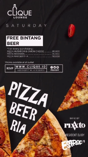 CLIQUE SPOT JAKARTA - PIZZA BEER RIA