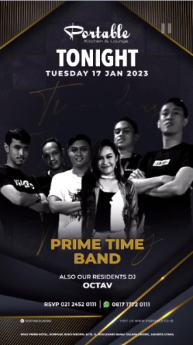 PORTABLE JAKARTA - PRIME TIME BAND