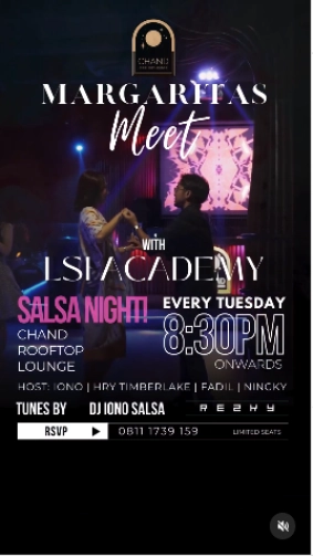 CHAND ROOFTOP LOUNGE JAKARTA - SALSA NIGHT