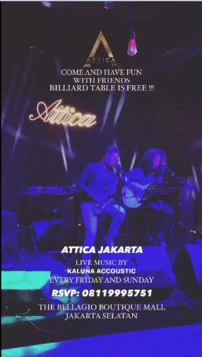 ATTICA JAKARTA - SUNDAY KUSTIK