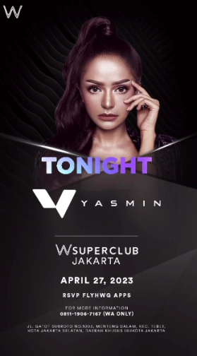 W SUPERCLUB GATSU JAKARTA - YASMIN