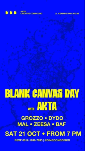 DING DONG DISCO JAKARTA - BLANK KANVAS DAY