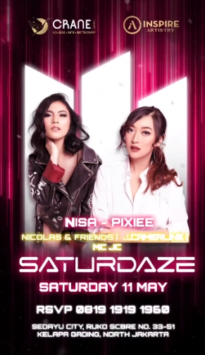 CRANE LOUNGE JAKARTA - SATURDAZE