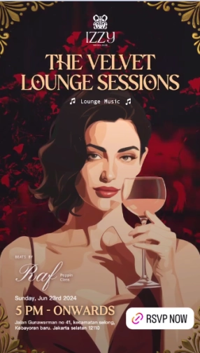 IZZY SOCIAL CLUB JAKARTA - THE VELVET LOUNGE SESSIONS